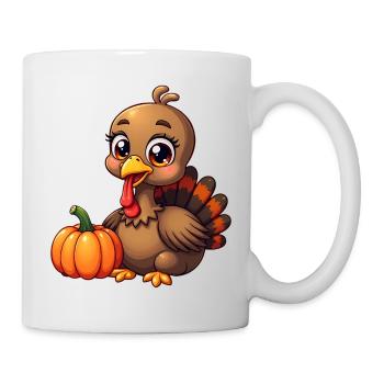 Thanksgiving Truthahn Baby - Tasse - Weiß - Rechts