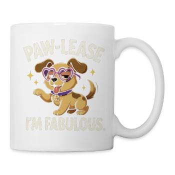 Pawlease Im Fabulous - Mug - white - Right