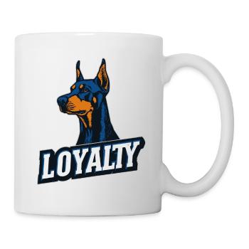 Doberman – Symbol of Loyalty | LOYALTY - Mug - white - Right