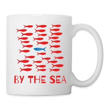 Schools of sardines - Mug - white - Right