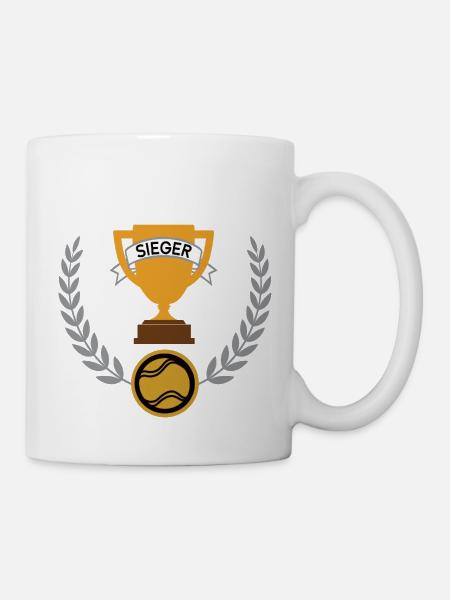 Boccia Sieger Gewinner Turnier Meisterschaft - Tasse - Weiß