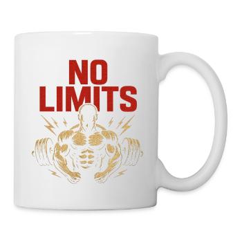No Limits – Power and Strength - Mug - white - Right