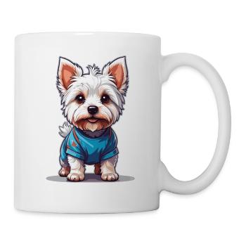 Cute Yorkshire Terrier – Loving Dog Dog - Mug - white - Right