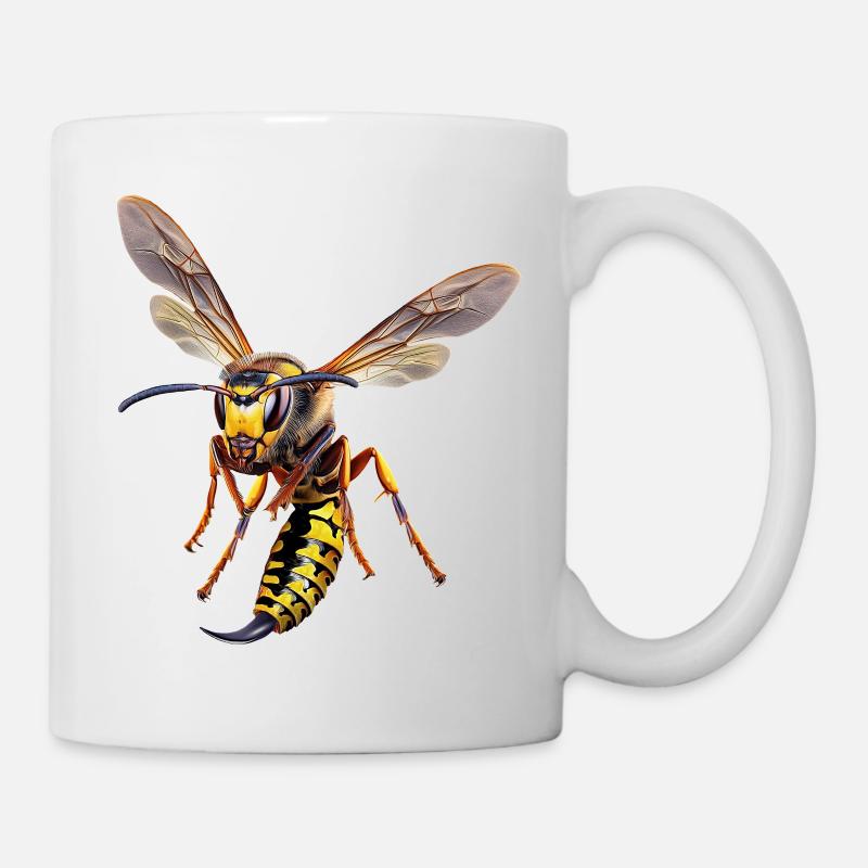 Guêpe allemande - Mug blanc - blanc