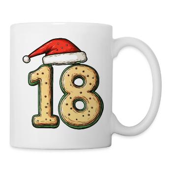 18 Number Cookie Christmas - Mug - white - Right