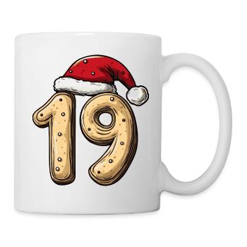19 Number Cookie Christmas - Mug - white - Right