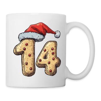 14 Number Biscuit Christmas - Mug - white - Right