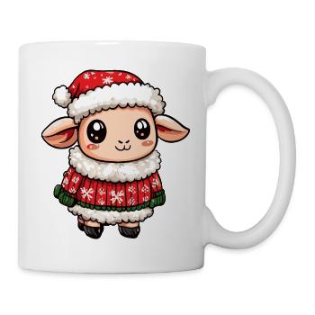Noël des moutons - Mug blanc - blanc - Droite