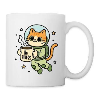 Cat Astronaut Zen Mug - Mug - white - Right