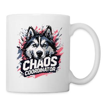 Chaos Coordinator - Funny Husky Saying - Mug - white - Right