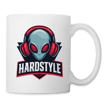 HARDSTYLE Alien Headphone Motif - Mug blanc - blanc - Droite