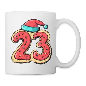 23 Number Cookie Christmas - Mug - white - Right