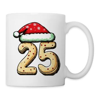 25 Number Biscuit Christmas - Mug - white - Right