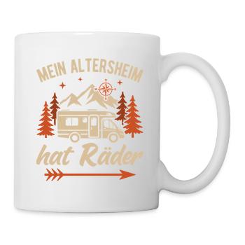 Camping Grand-père Campeur Retraité Camping-car Retraite - Mug blanc - blanc - Droite