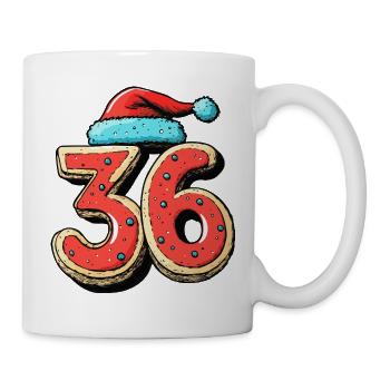 36 Number Cookie Christmas - Mug - white - Right