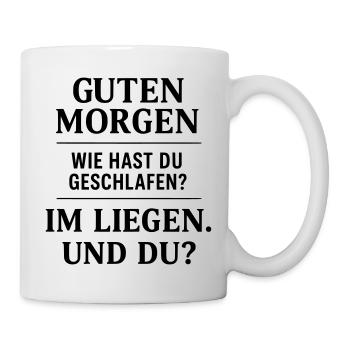 Good morning funny - Mug - white - Right