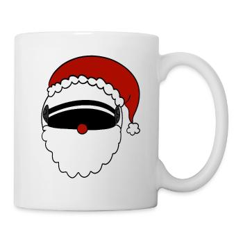 Santa Claus Helmet - Mug - white - Right