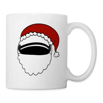 Santa Claus Helmet - Mug - white - Right