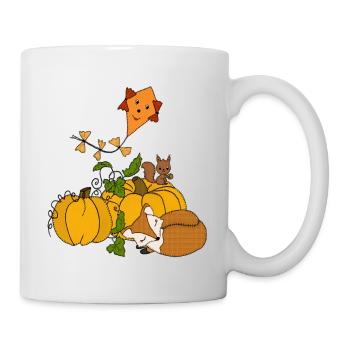 10_Kuerbis_im_Herbst - Mug - white - Right