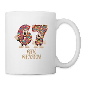6 7 Meme Costume Replacement Carnival Gift - Mug - white - Right