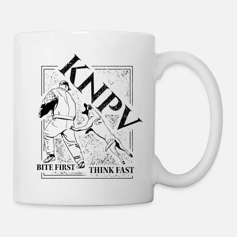 Formation de chiens de travail KNPV - Mug blanc - blanc