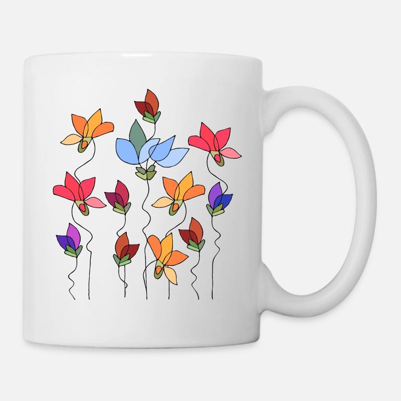 Flowers - Mug - white