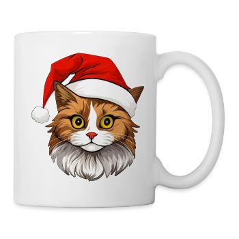 Noël chat - Mug blanc - blanc - Droite