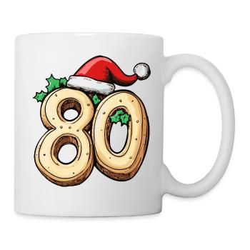 80 Number Cookie Christmas - Mug - white - Right