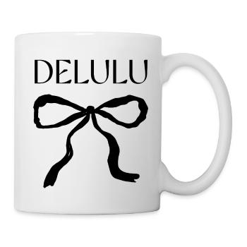Déclaration Delulu avec révérence - Mug blanc - blanc - Droite