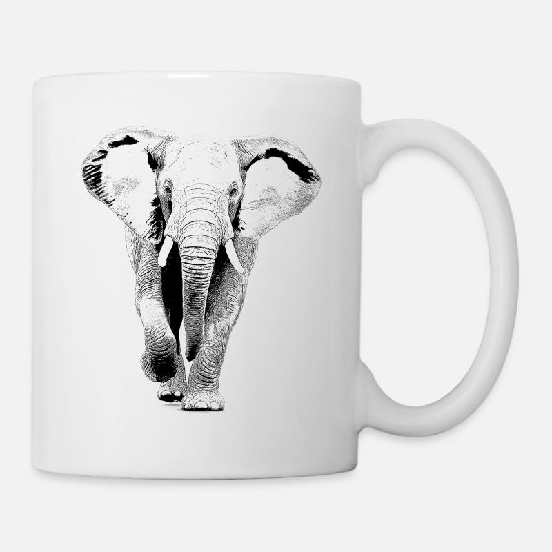 Elephant - Mug - white