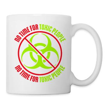 No Time Toxic People Boundaries Self Care Saying - Mug - white - Right