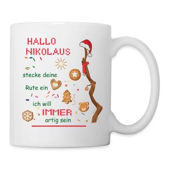 Hello St. Nicholas - Mug - white - Right