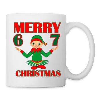 Elf 6–7 Vibes – CHRISTMAS (Inspired by the 6- - Mug - white - Right