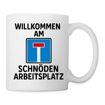 Dead End Work Job Job Profession Boring - Mug - white - Right