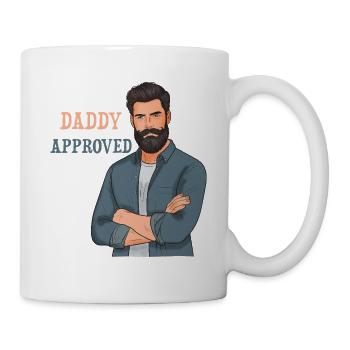 Daddy Approved Bart Mann Design - Tasse - Weiß - Rechts