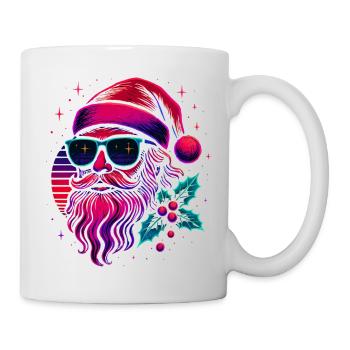 Cadeau du Père Noël vintage - Mug blanc - blanc - Droite