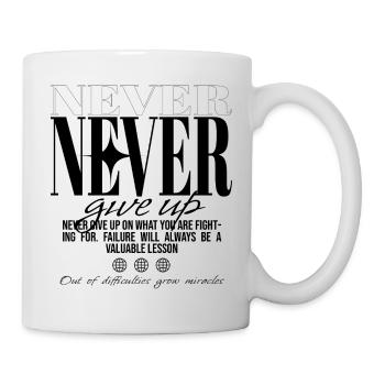 Never stop discovering - Mug - white - Right