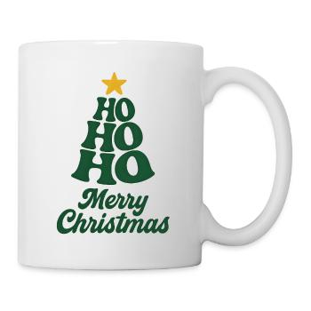 Ho Ho Ho Christmas Tree Vintage - Mug - white - Right