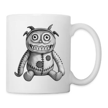 MONSTER DOLL #7 [Black & White] - Mug - white - Right