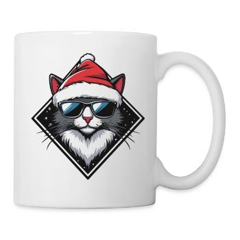Cat Santa Christmas - Mug - white - Right