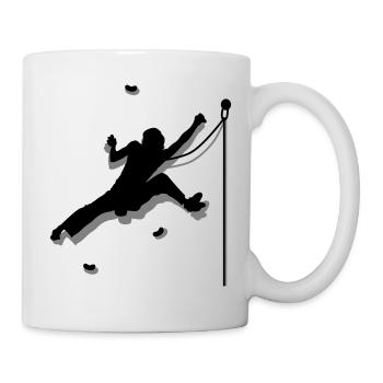 Wandklettern - Tasse - Weiß - Rechts