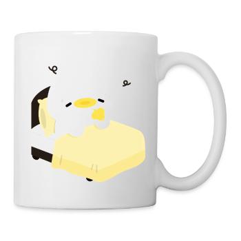 Cozy Sleepy Duck on Yellow Bed - Mug - white - Right