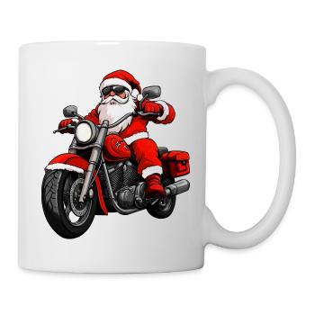 Motorcyclists Christmas - Mug - white - Right