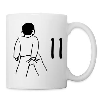 11. Geburtstag - 11 Jahre Alt - Tasse - Weiß - Rechts