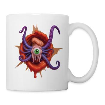 ALIEN ESCAPE – Geek & Science-Fiction - Tasse - Weiß - Rechts
