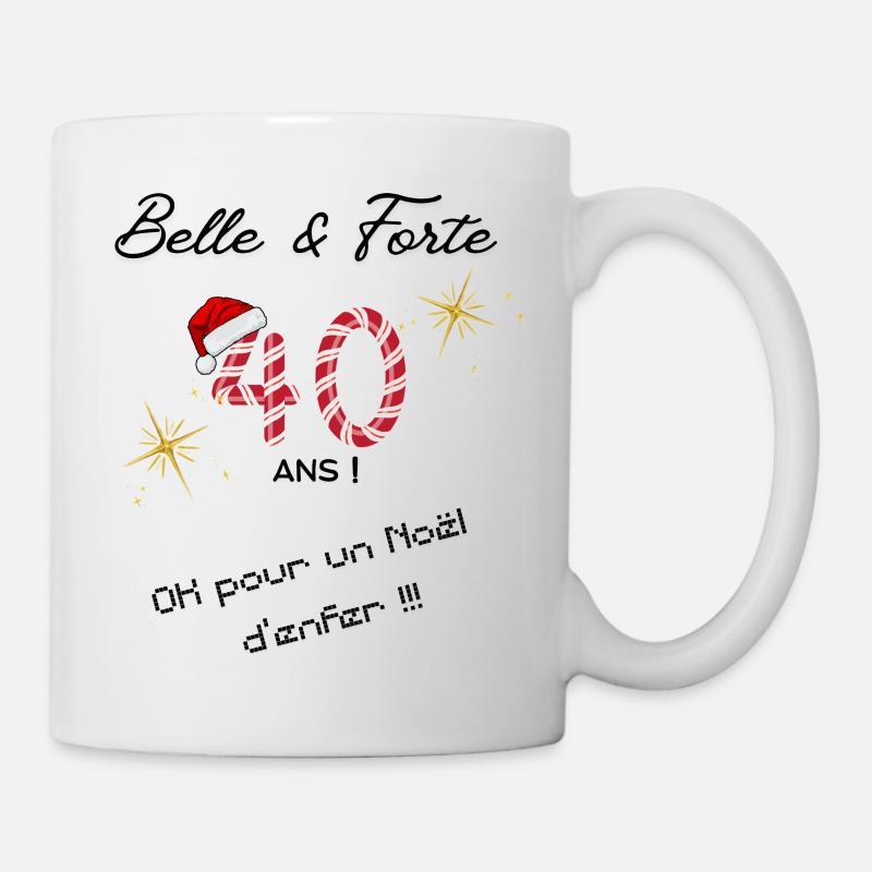 Joyeux_noel_40ans - Mug - white