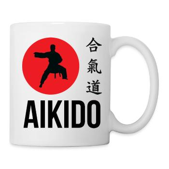 Aïkido - Art Martial - Aïkidoka - Mug blanc - blanc - Droite