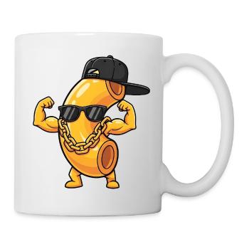 Idée de cadeau amusant pour le macaronis au fromage - Mug blanc - blanc - Droite