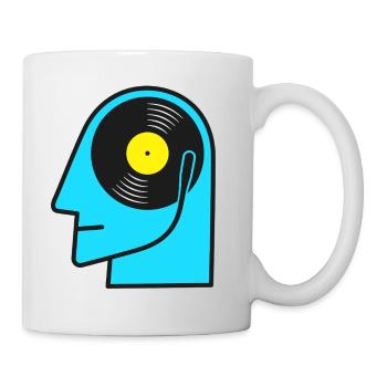 Tête de l’album vinyle Pop Art - Mug blanc - blanc - Droite