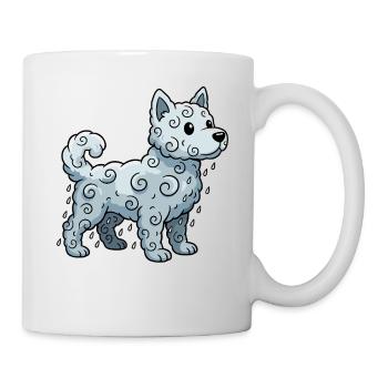 Wolkenhund Flow Sanft - Tasse - Weiß - Rechts